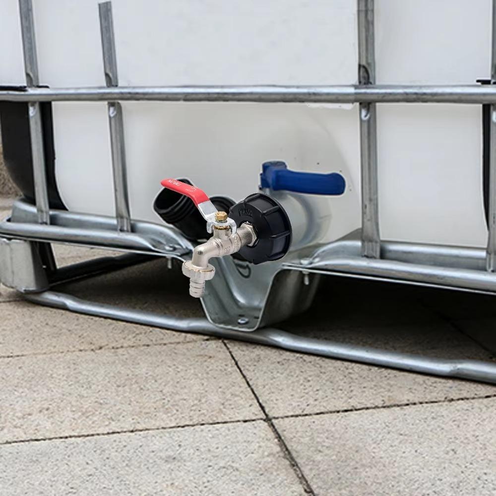 S60x6 Grobgewinde Wasserkupplungsadapter 1/2'' 3/4'' Ersatzventilhanschluss Für Garten Zuhause