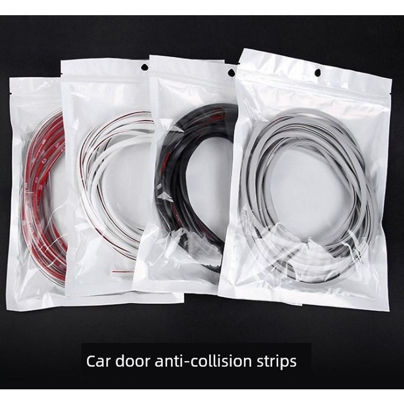 Anti-Collision Strip, Door Edge Sealing Strip, Invisible Anti-Collision Adhesive Strip, Anti-Scratch Strip, Car Body Anti-Scratch Protective Sticker 3m : Black
