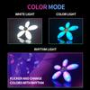 Lámpara LED Inteligente para el Hogar Plegable de Audio de Bombilla de Colores con Ritmo Musical de 45W Control Remoto Compatible con Bluetooth Deformable