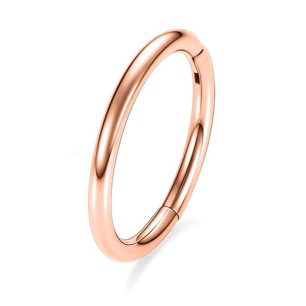 0.8mm 20G Hinged Nose Ring Hoop Septum Hoop Conch Daith Helix Lip Ring Hoops Rook Tragus Ring Cartilage Earring Pirecing Jewelry