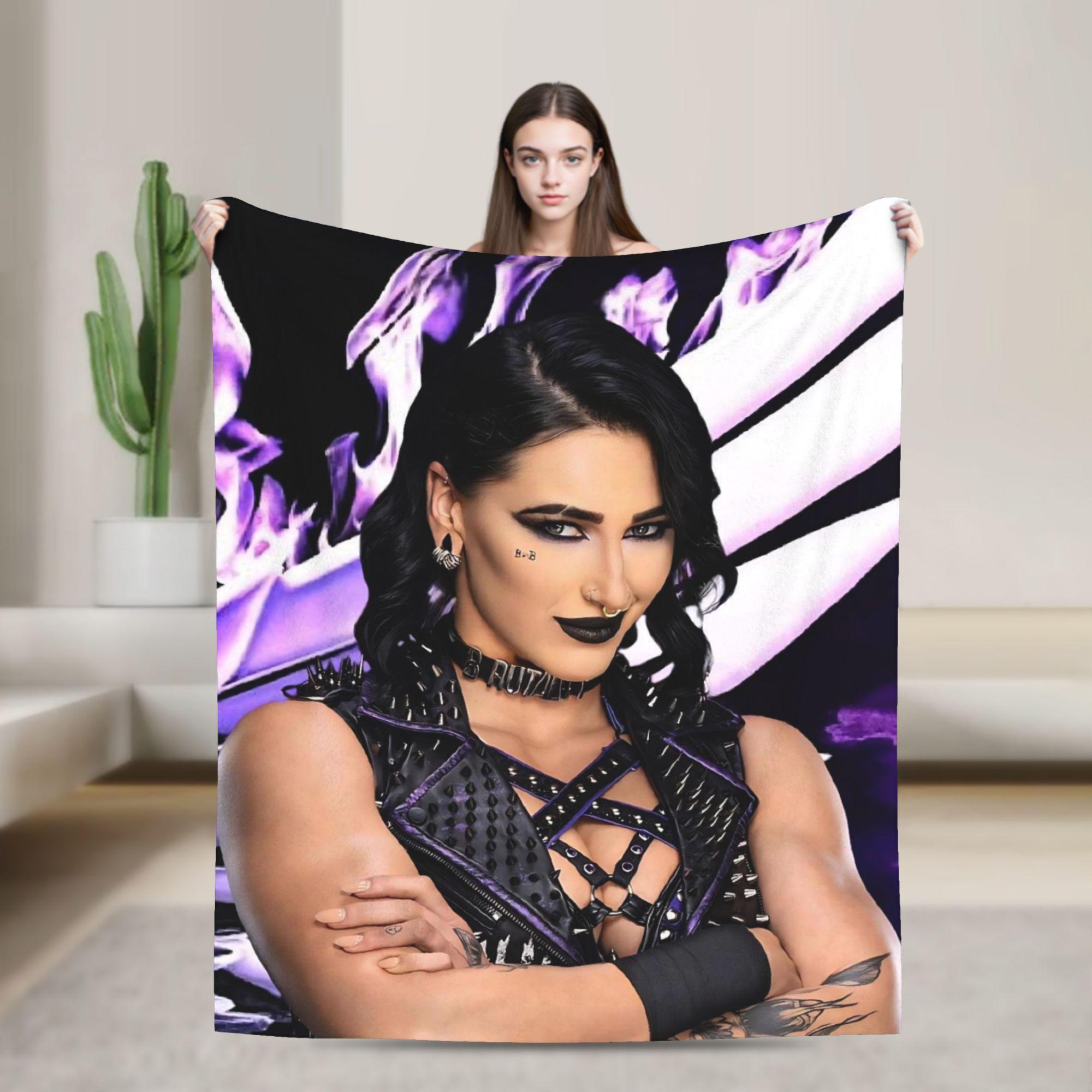 

Super Soft Blanket Airplane Travel Rhea Ripley Throw Blanket Flannel Bedspread For Living Room Aesthetic Sofa Bed Cover 30x40in