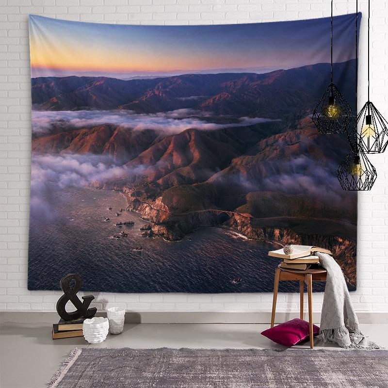 Natural Beauty Tapestry Sunset Sunset Scenery Wall Art Decoration Tapestry Room Aesthetics Living Room Bedroom Home Decor