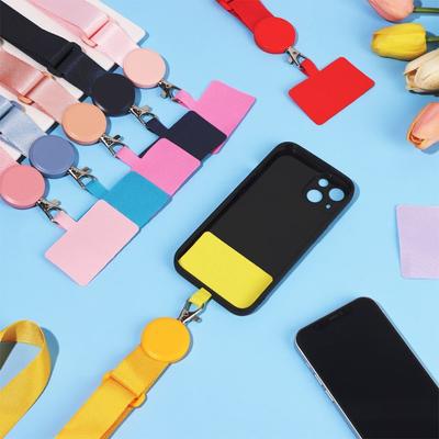 Cordones Universales para Teléfono con Parche Correa Ajustable para Teléfono Móvil Cordón de Cuerda Suave de Nylon Soporte de Cordón para Colgar Teléfono Móvil