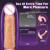 Soft Silicone Condom Enlargement Penis Sleeve Realistic Penis Extender Sex Toys for Men Sexual Tools Reusable Condom Cock Sleeve