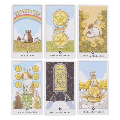 Lunalapin Rabbit Karty tarota Karty Oracle Party Prophecy Wróżbiarstwo Gra planszowa