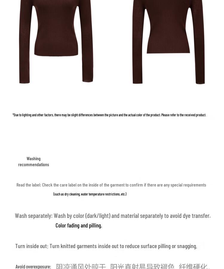 Veromoda Women's Slim-Fit Wool Blend Semi-Turtleneck Knit Top 325324043