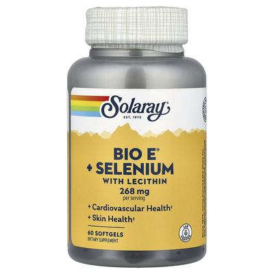 Bio E® + Selenium with Lecithin, 60 Softgels