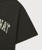 COVERNAT Cracked Arch Logo Dyed T-Shirt Charcoal