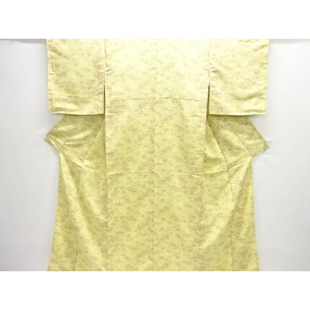 Flower pattern fine pattern kimono [used] [worn] [small pattern]