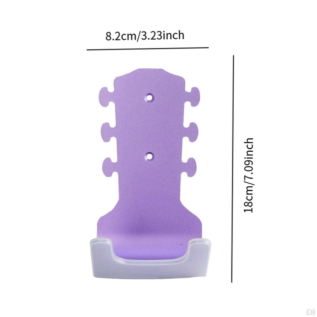 Guitar Wall Mount No Music Instrument Stand Ukulele Holder Aluminum Alloy