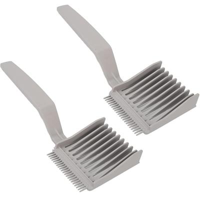 2pcs Barber Fade Combs Professional Hair Cutting Comb for Travel Home Hair Salon