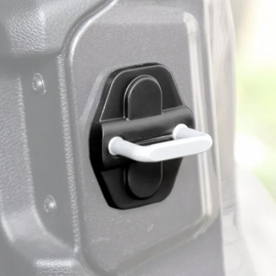 For Jeep Gladiator JT/JL 18-25 Black Exterior Door Lock Cover Buckle Cover Trim