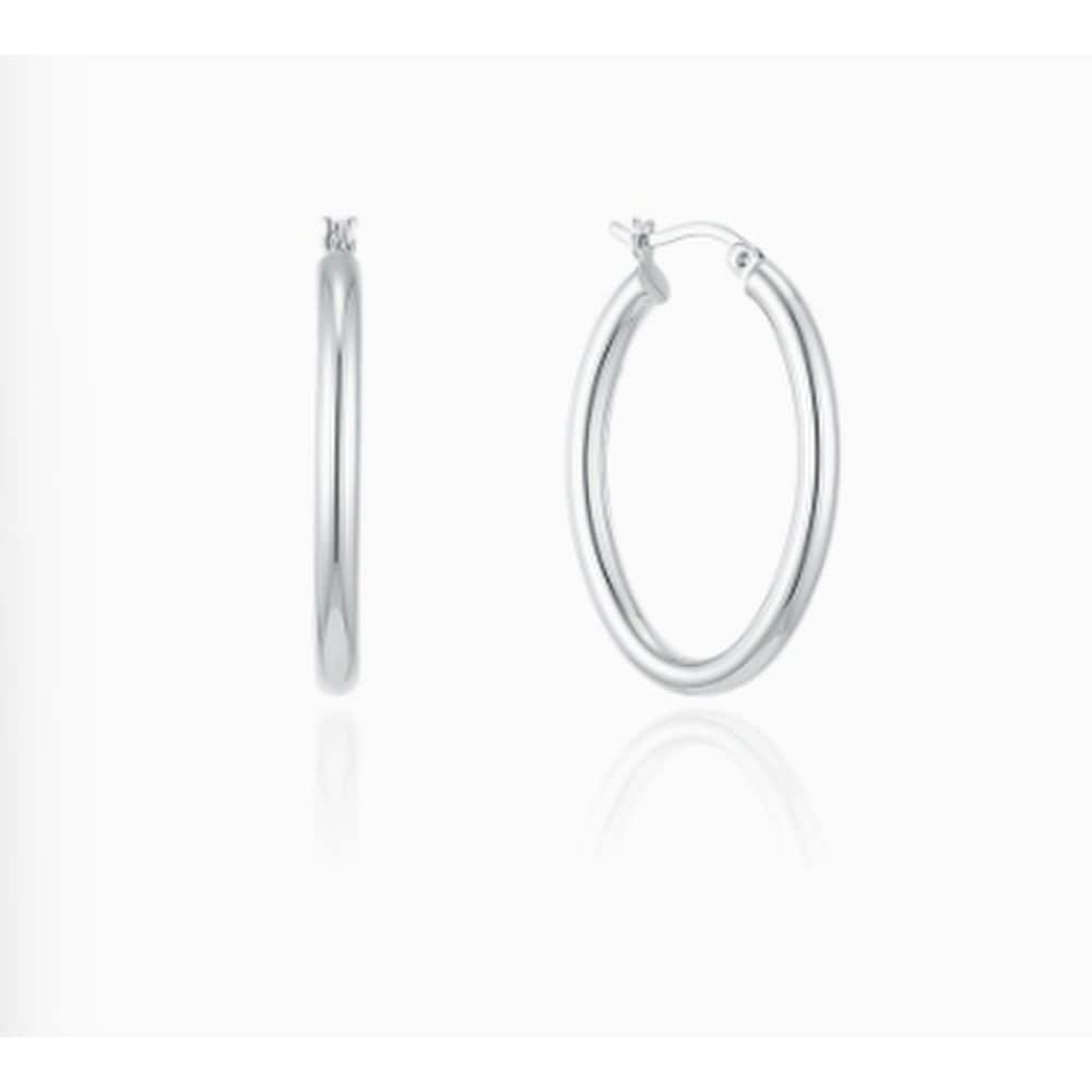 (29mm) Basic Hoop Ring Earrings