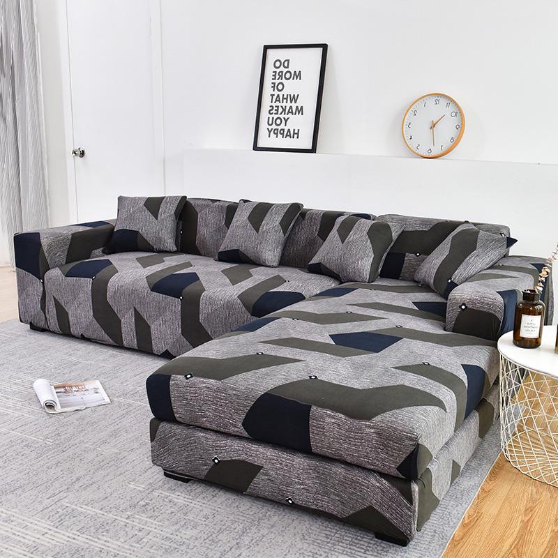 Please Order 2Pieces If Is L-shaped Corner Chaise Longue Sofa Cubre Sofa Elastic Couch Cover Stretch Sofa Covers for Living Room