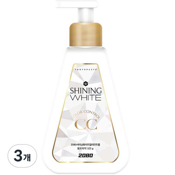 

2080 Зубная паста Shining White CC Pump, 225 г, 3 шт.