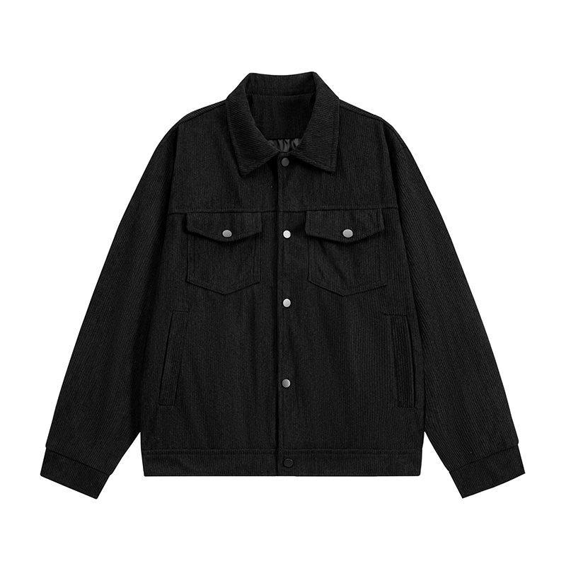 Spring/Autumn Men's Trendy Corduroy Lapel Jacket 2026