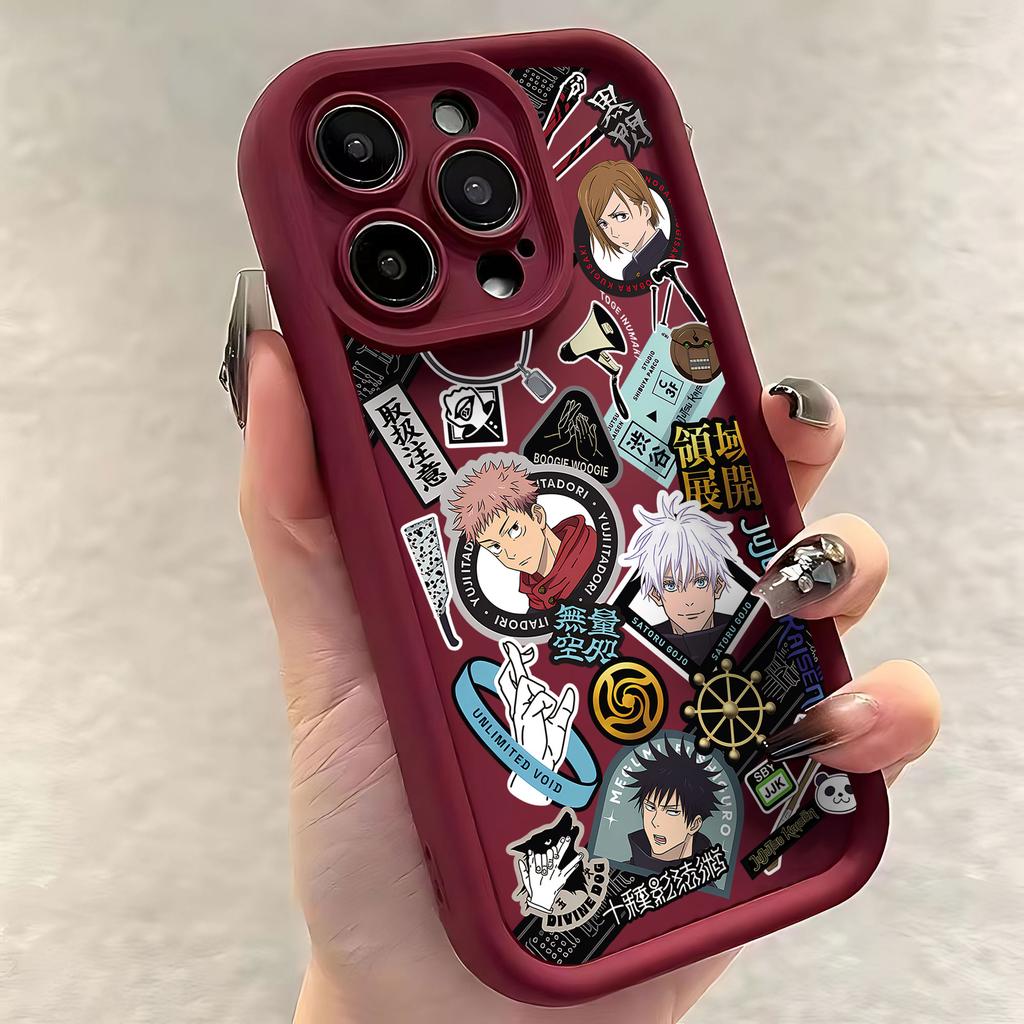New Jujutsu Kaisen Hot Anime Phone Case For iPhone 17 Air 16 E 15 14 13 12 11 Pro Max Plus Mini SE 2020 2022 Soft TPU Back Cover