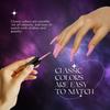 Rosalind gel nail polish 4/6-piece set solid color 6ml nail topcoat gel bottom and top coating UV irradiation lamp nail supplies.