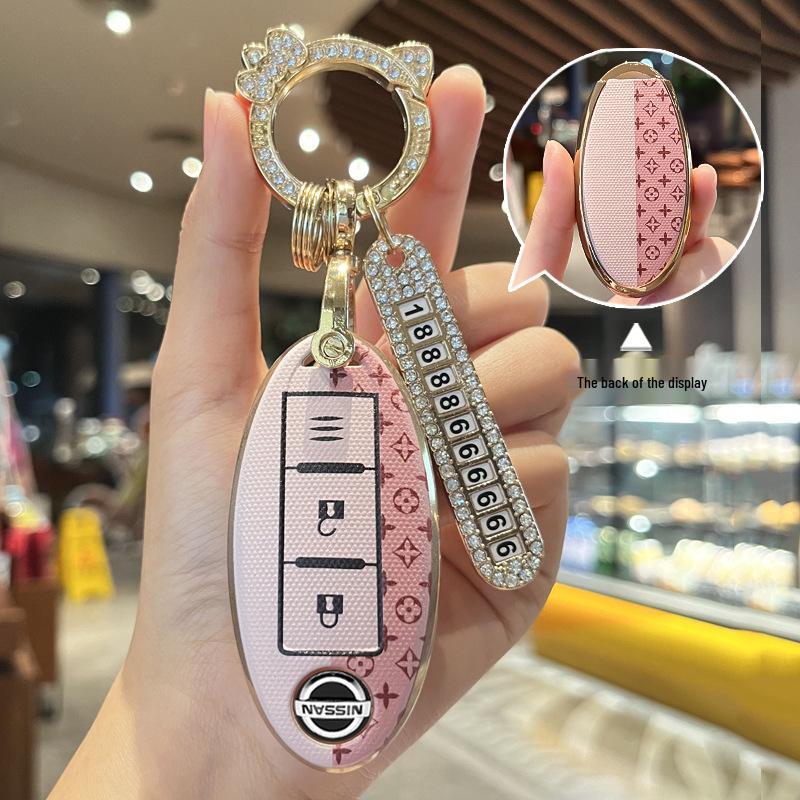 Nissan Sylphy, Teana, Qashqai, Tiida, Lannia, Bluebird Schlüsselhülle & Damenhandtasche