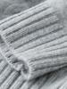 Double-Line Lace-Up Cashmere Sweater: Women's Thickened Loose-Fit, Round-Neck Cable Knit for Autumn/Winter.