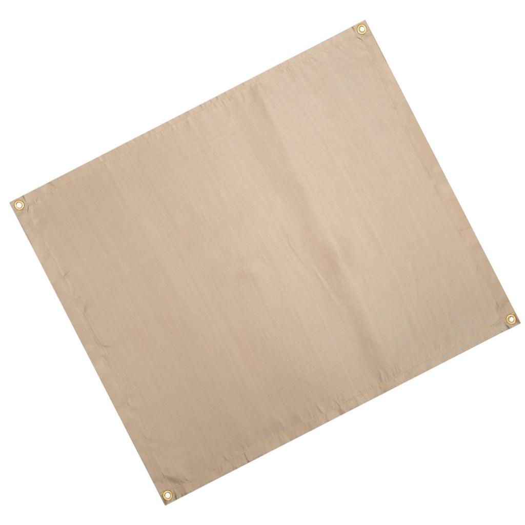 Fire Pit Mat Fiberglass Fireproof High Temperature Resistant Foldable Stove Grill Mat Blanket for Outdoor Camping Khaki