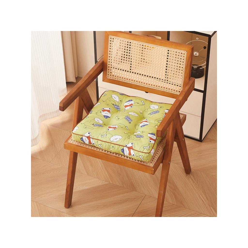 A thick cartoon printed chair cushion, suitable for bedrooms, living rooms, and offices