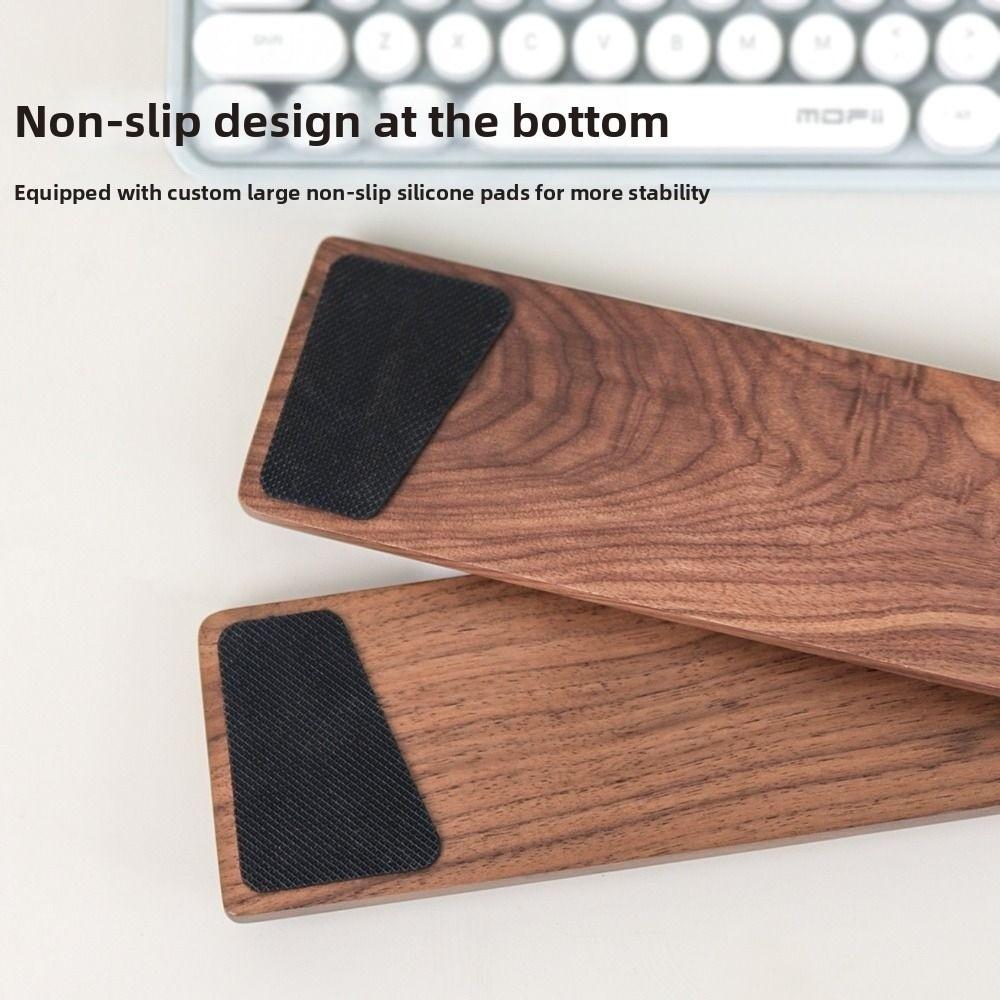 Wooden Rest Palm Pad for 60/87/104 Keys Mechanical Keyboard Pad New Keyboard Wrist Rest