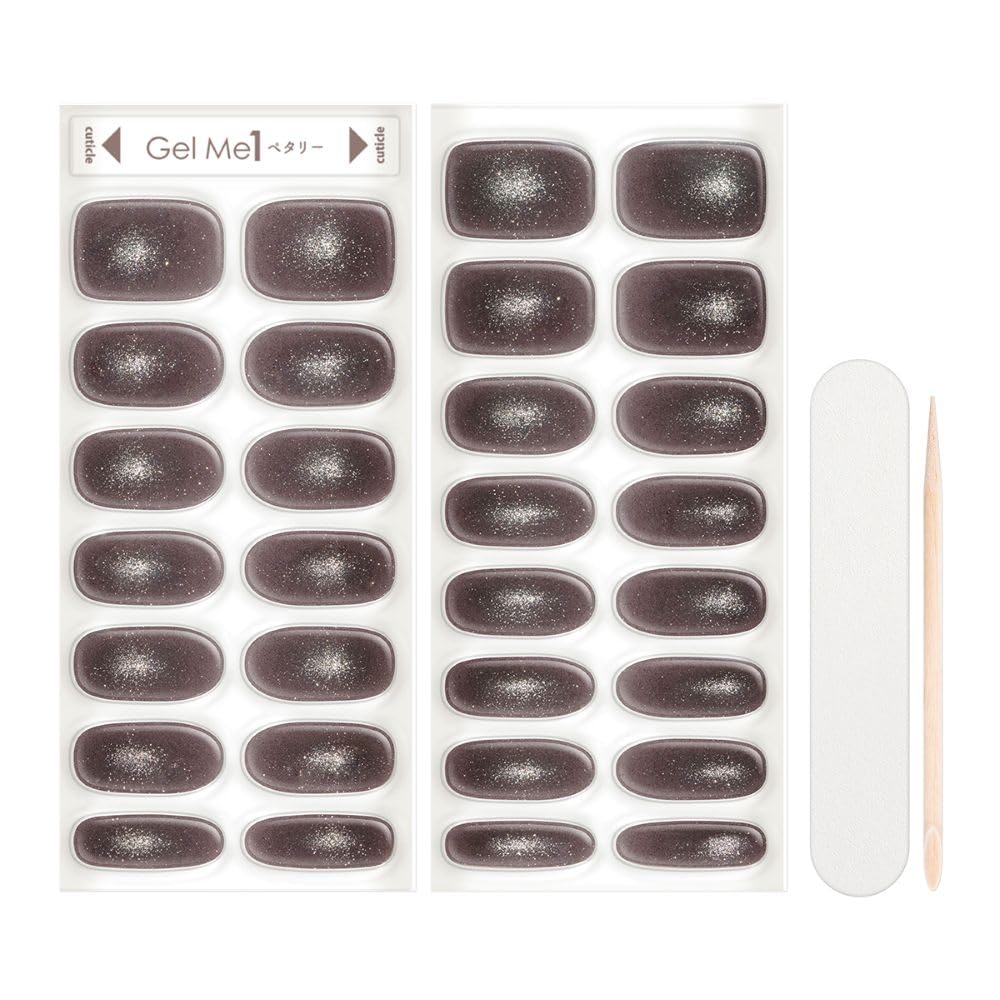 Gel Me Petalee Spring 2025 Classic Color 18 Noir Black Gel Me 1 Gel Nails Nail Stickers Self-Nail