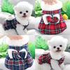 Pet Cotton Skirt Pomeranian Kitten Cat Dog Clothes Autumn and Winter Clothes Teddy Bichon VIP Yorkshire Terrier