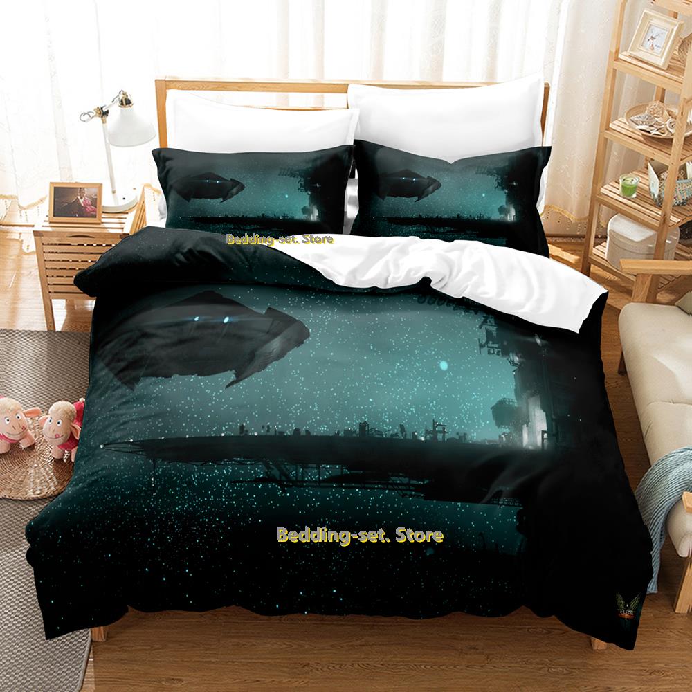 New Game Elite Dangerous Beding Set Single Twin Ful Quen King-Sized Dimensionsd Dimensions Bed Linen Set Adult People Kid Bedrom Duvetcover Sets