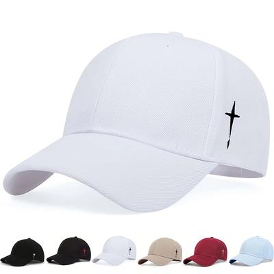 Unisex Cross-Stickerei Snapback Baseballkappen Frühling und Herbst Outdoor Verstellbare Lässige Hüte Sonnenschutzhut