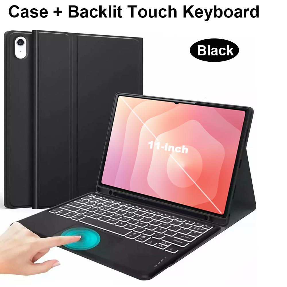 Case for Samsung Galaxy Tab S11 11-inch,Bluetooth Keyboard Cover for Galaxy S11 SM-X730/X736B,for Samsung Smart Stand Cover