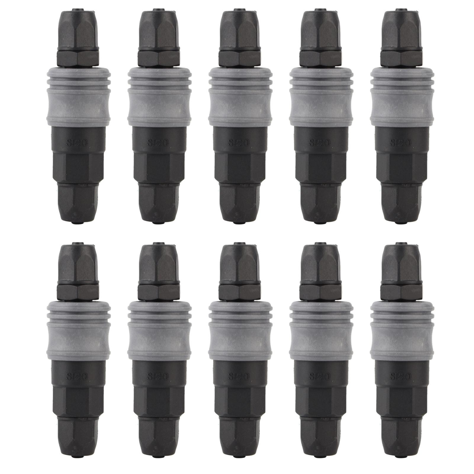 

10PCs Plastic Steel Quick Connector C Type SpPP Self Locking Mechanical Accessory for 8 10 12mm