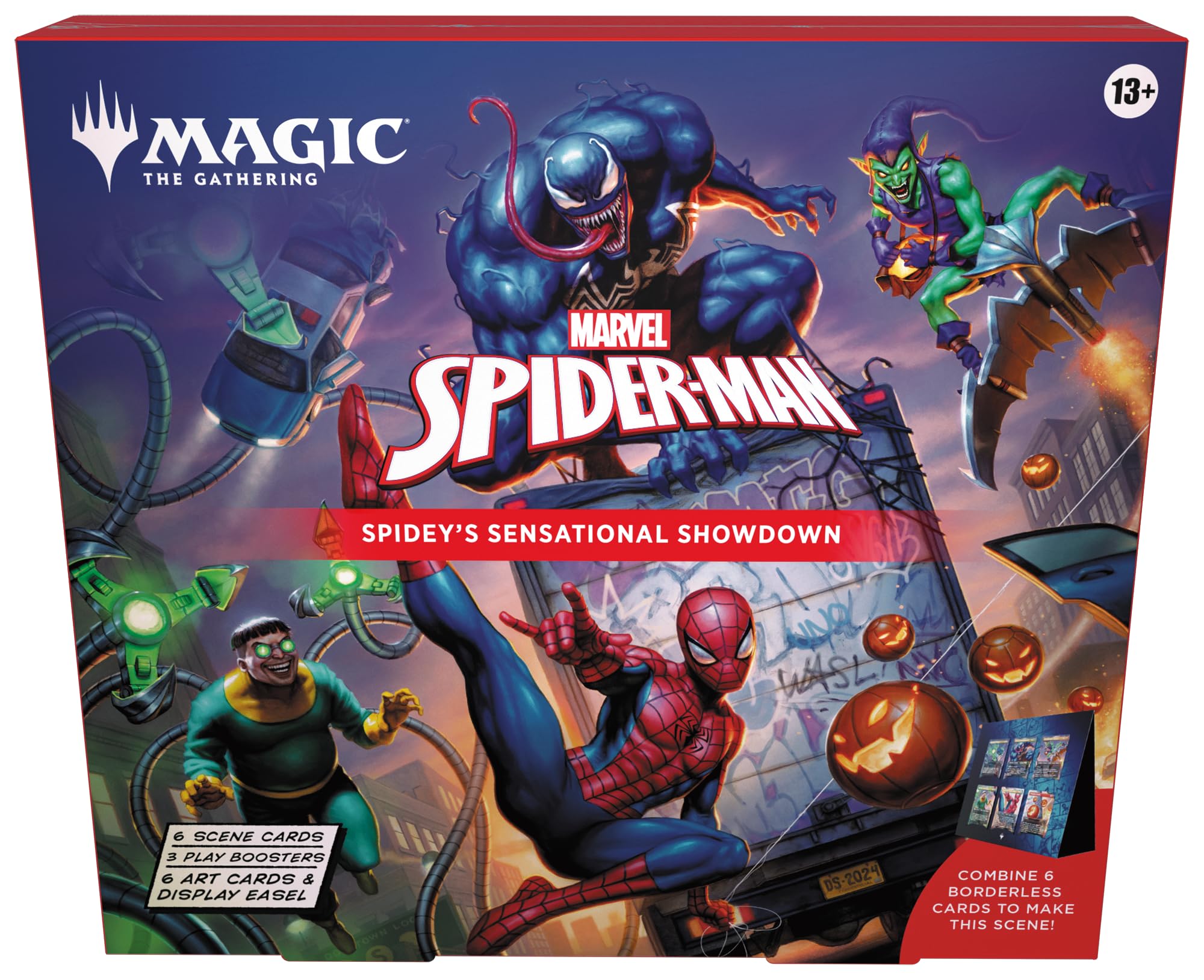 

The Gathering Marvel Scene Box English MTG Trading Card Wizards of the Coast SPM D45310000 Magic Spider-Man