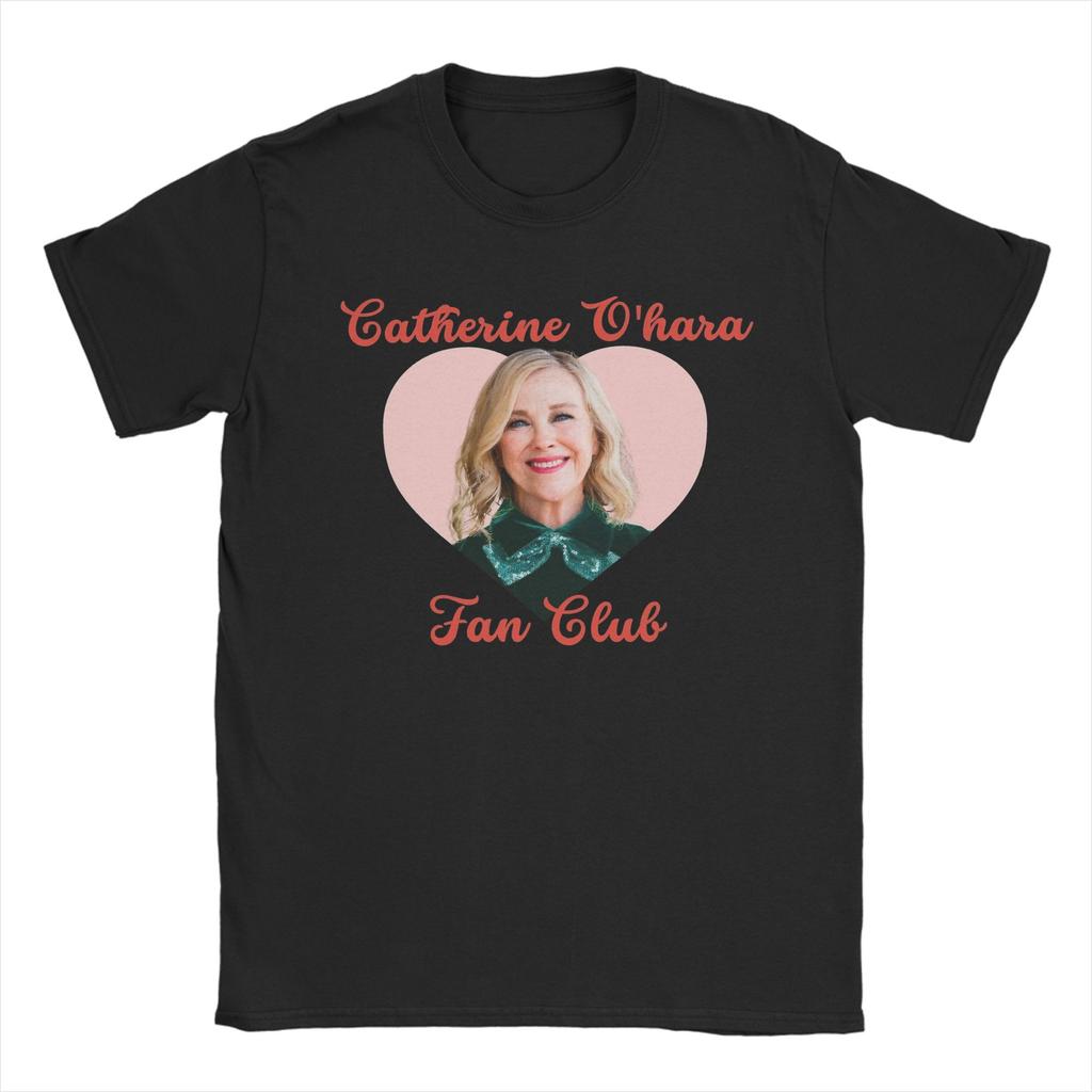 Catherine OHara TShirt for Unisex Humor Pure Cotton Tee Shirt Crewneck Short Sleeve T Shirt Birthday Gift Tops