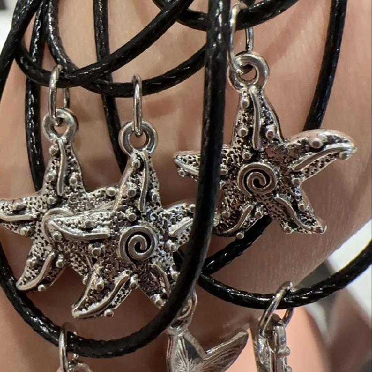 Sweet Cool Star Pendant Necklace Starfish Choler Clavicle Chain Trendy Jewelry