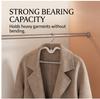 Rotatable Short-Neck Anti-Slip No-Trace Clothes Hangers, 10pcs Anti-Shoulder Mark for Home Closet & Laundry Storage Organizer