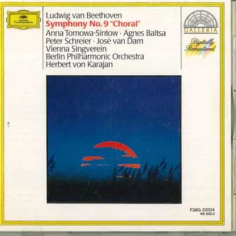

CD - Sym.9 Choral: Karajan F28G22004 POLYDOR Japan Classical Used