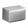Tissue Box Holder with Lid WallMounted NoDrill for Restroom Glossy Rectangle