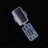 100Pcs Cable Label Tag Box Transparent Plastic Cable Tie Marker Wire Sign Name Holder Display Identification Seal Case