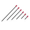 6PCS Bit Extension Bars Hex Socket 6.35mm Extension Bit Holder for Power Drill Electric Wrench Screwdriver