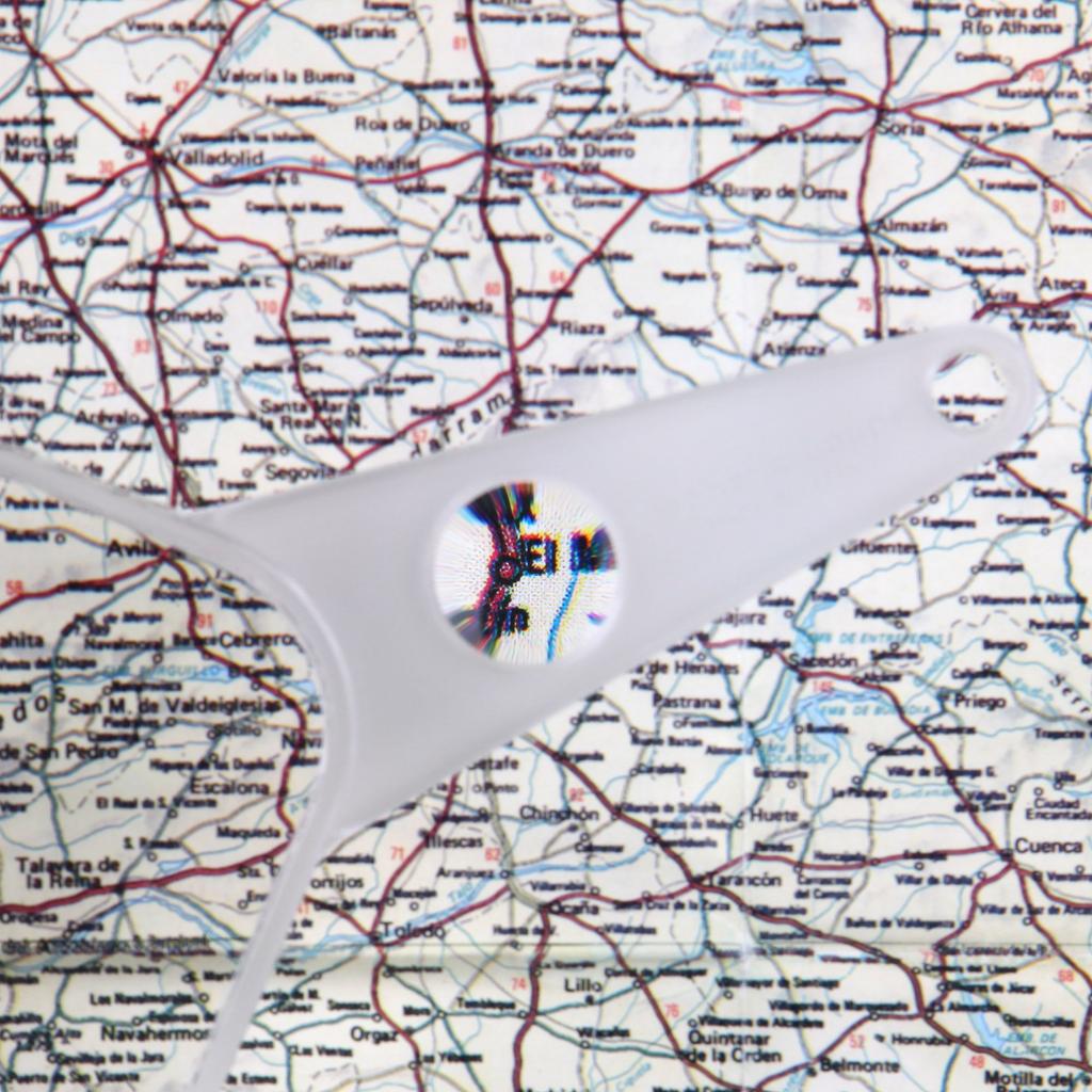 Hakuba Large Aspherical Magnifying Magnifying for Reading and Newspapers KLU-APL15 Glass, 1.5x Glass, Square, Handheld,