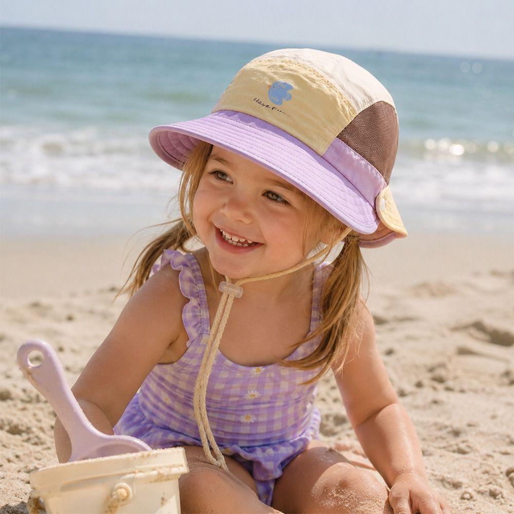 Summer Sun Cap Quick-Dry Beach Hat Travel Kids Bucket Hat  Boys Girls