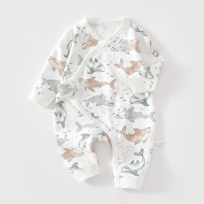 Newborn Baby Onesies: Spring & Autumn Pure Cotton Underwear for 0-3 Months