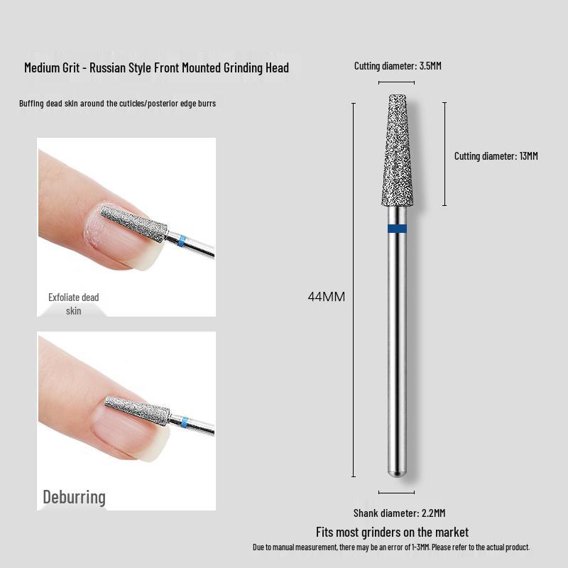 Russian-Style Diamond Grinding & Carving Nail Tool