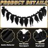 1 Set Garland Banner Bowknot Design Decorative Garland Banner Indoor Outdoor Party Home Holiday Festival Decoration