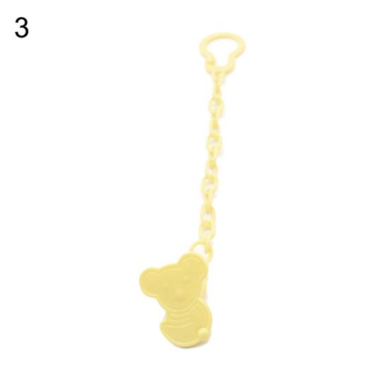 Anti-lost Baby Pacifier Clip Chain Cartoon Animal Infant Dummy Nipple Holder