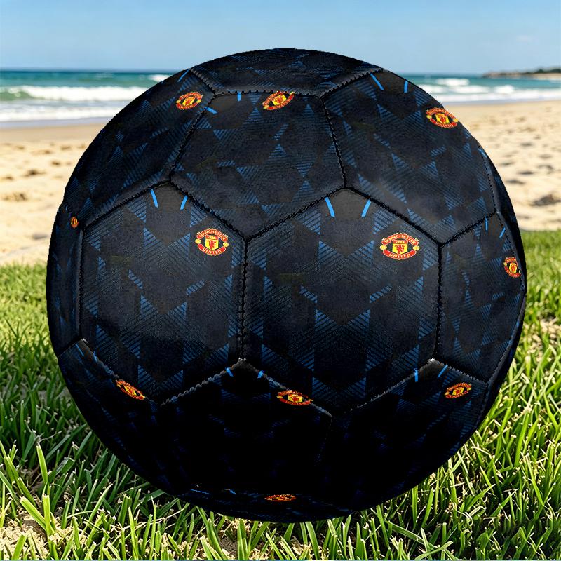 Football United F.C Print Size 5 Soccer Ball, PU Wear Resistant Football for Match Training and Daily Practice, Birthday Gift for Soccer Fans