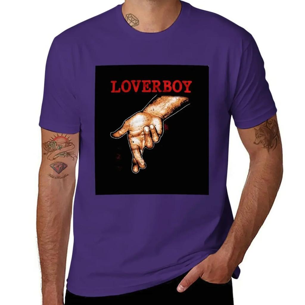 Band rock loverboy logo T-Shirt heavyweights sweat Men's t shirts