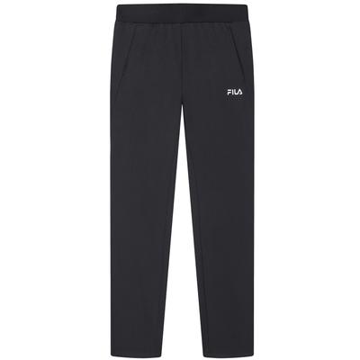 Pantalon Tricoté Décontracté Polyvalent Mode Héritage Bas Femme Noir F11W428603FBK